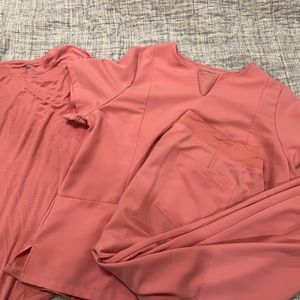 Mandala Scrub Set, light pink, XL